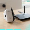 Wzmacniacz sygnału WiFi 300 mb/s + repeater z mocnym zasięgiem (2 tryby + WPS)