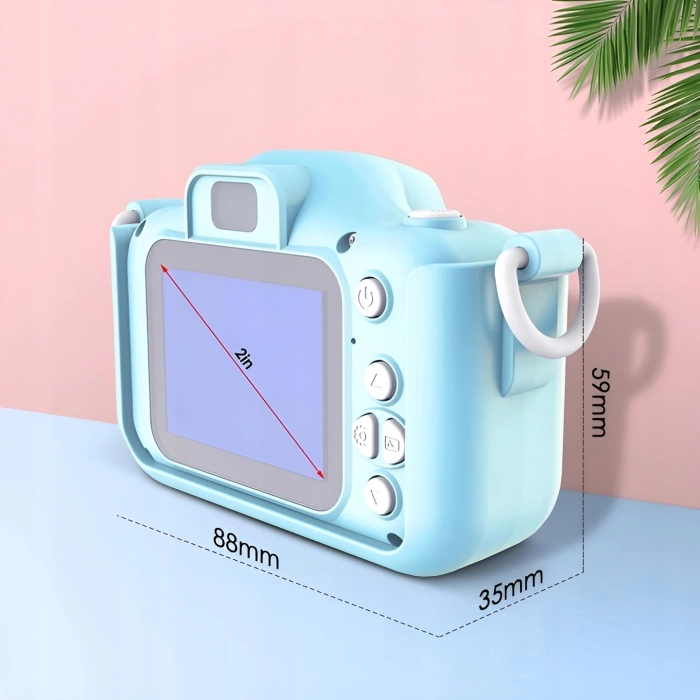 Aparat fotograficzny cyfrowy dla dzieci 40 mpx - Mickey + Karta 32 GB (Różowy)