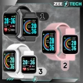 Smartwatch męski, damski Z20 - zegarek sportowy z pomiarem pulsu, kroków (Czarny)