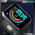 Smartwatch męski, damski Z20 - zegarek sportowy z pomiarem pulsu, kroków (Czarny)