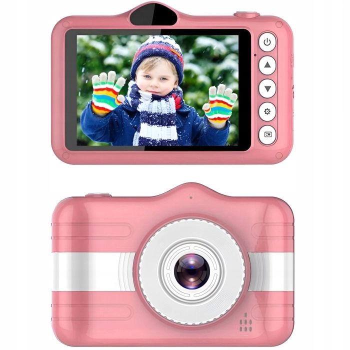 Aparat fotograficzny cyfrowy dla dzieci 20 Mpx kamera selfie gry + Karta 32 GB