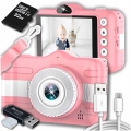 Aparat fotograficzny cyfrowy dla dzieci 20 Mpx kamera selfie gry + Karta 32 GB