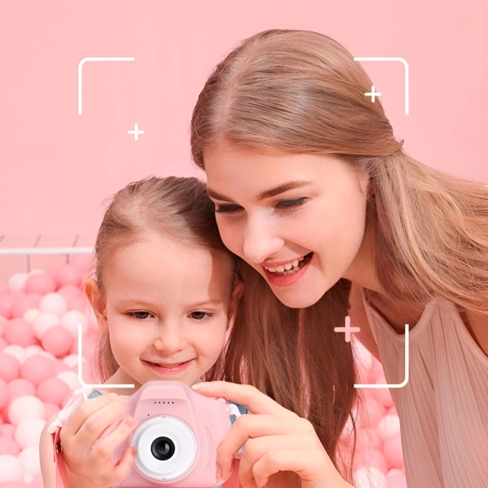 Aparat fotograficzny cyfrowy dla dzieci 3 mpx (Różowy)