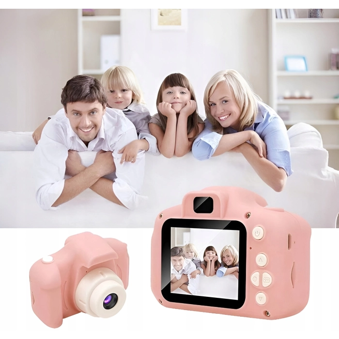 Aparat fotograficzny cyfrowy dla dzieci 3 mpx (Niebieski)