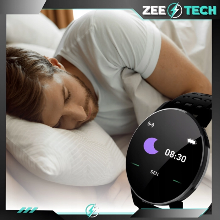 Smartwatch męski, damski Z119 - zegarek sportowy z pomiarem pulsu, kroków (Szary)