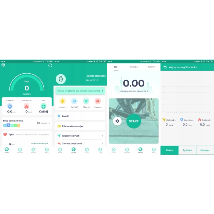 Smartwatch męski, damski Z20 - zegarek sportowy z pomiarem pulsu, kroków (Srebrny)