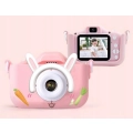 Aparat fotograficzny cyfrowy dla dzieci 3 mpx - Królik + Karta 32 GB (Niebieski)
