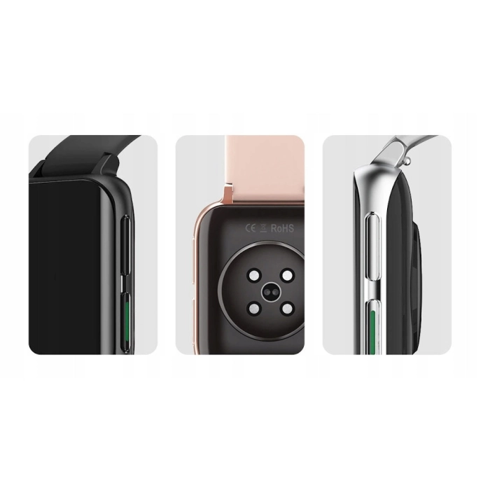 Smartwatch męski, damski Z93 - zegarek sportowy z możliwością prowadzenia rozmów (Czarny)