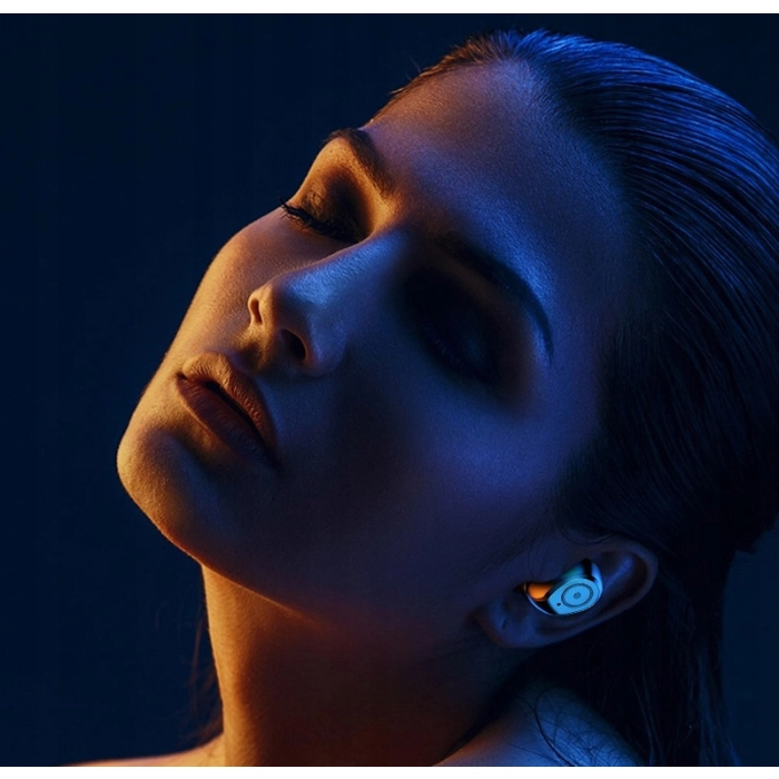 Słuchawki bezprzewodowe douszne z mikrofonem Z01 - sportowe gamingowe Bluetooth + Powerbank