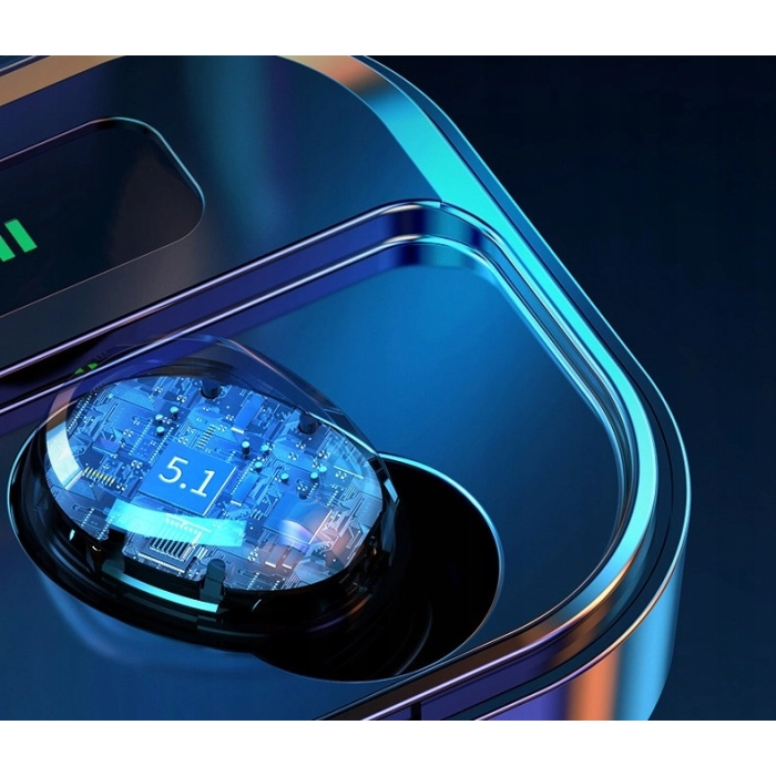 Słuchawki bezprzewodowe douszne z mikrofonem Z01 - sportowe gamingowe Bluetooth + Powerbank