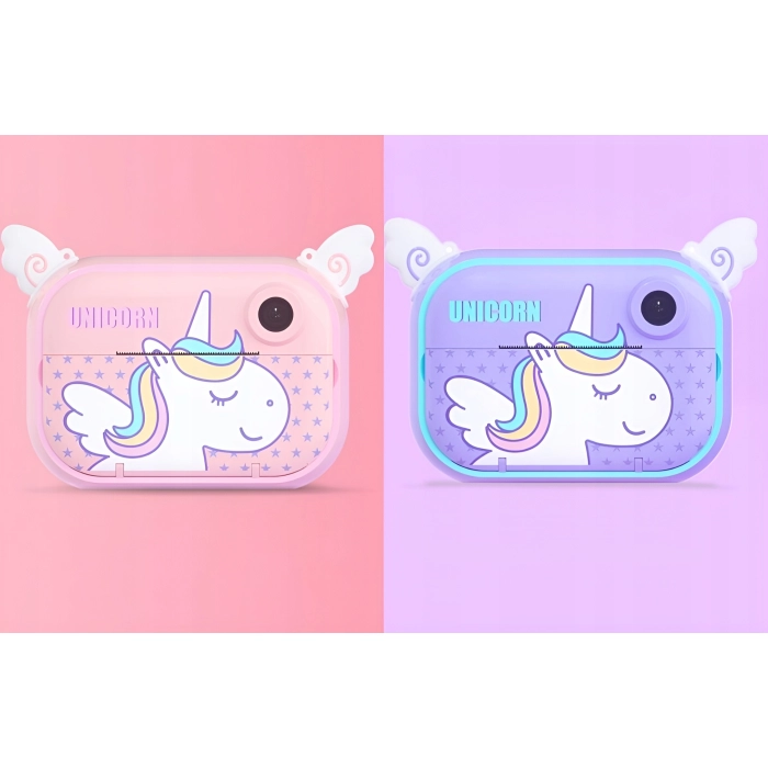 Aparat natychmiastowy cyfrowy dla dzieci z drukarką Karta 32 GB + 2 Rolki