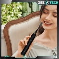 Szczoteczka elektryczna, soniczna do zębów - 6 trybów + 4 końcówki (Różowa)