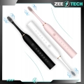 Szczoteczka elektryczna, soniczna do zębów - 6 trybów + 4 końcówki (Różowa)