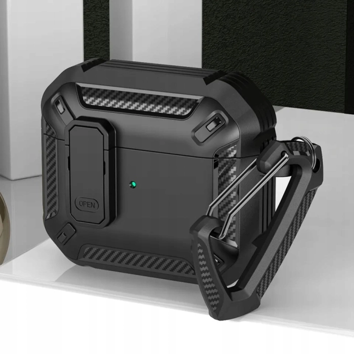 Etui do Apple Airpods 3 - odporny case (Czarne)