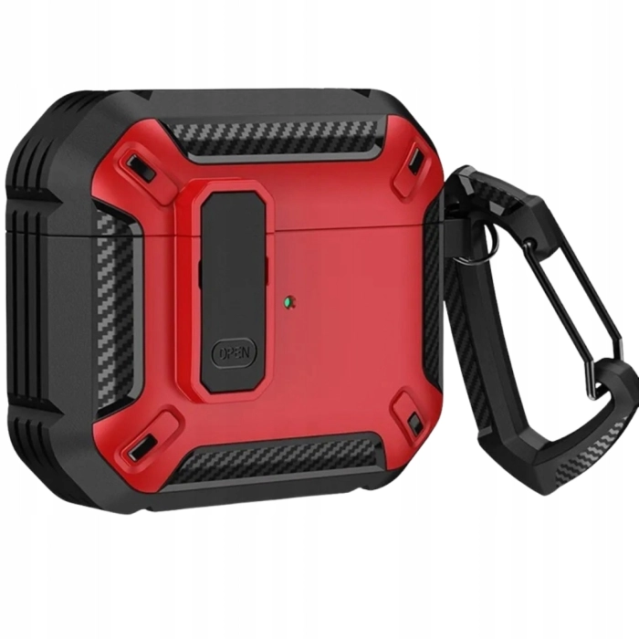 Etui do Apple Airpods 3 - odporny case (Czerwone)