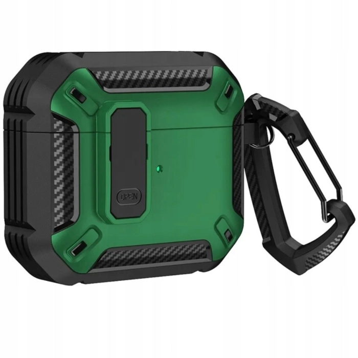 Etui do Apple Airpods 3 - odporny case (Zielone)