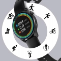 Smartwatch męski, damski Z3 - zegarek sportowy z pomiarem pulsu i EKG + Szkło (Czarny)