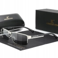 Okulary przeciwsłoneczne męskie fotochromowe Kingseven z polaryzacją + Etui (Czarne)