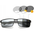 Okulary przeciwsłoneczne męskie fotochromowe Kingseven z polaryzacją + Etui (Czarne)