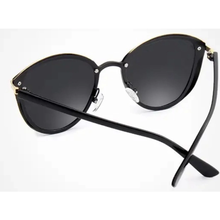 Okulary przeciwsłoneczne damskie kocie Kingseven z polaryzacją (Różowo-złote)