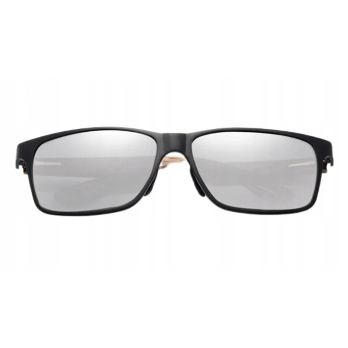 Okulary przeciwsłoneczne męskie drewniane Kingseven z polaryzacją + Etui (Czarne)