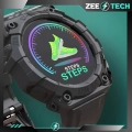 Smartwatch męski, damski Z68 - zegarek sportowy z pomiarem pulsu, kroków (Czarny)