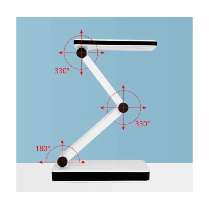 Lampka na biurko - Składana lampa kreślarska, szkolna