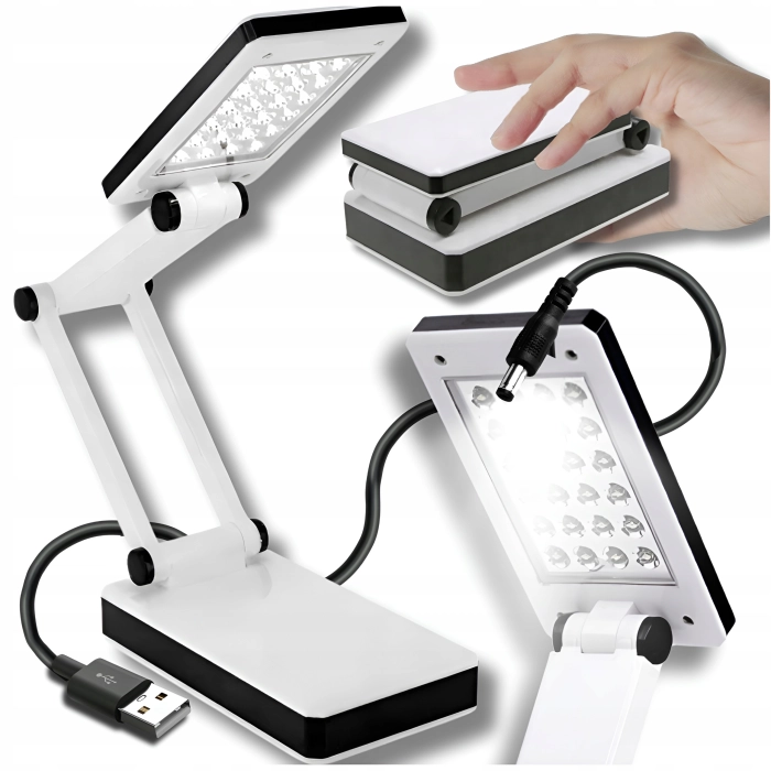 Lampka na biurko - Składana lampa kreślarska, szkolna