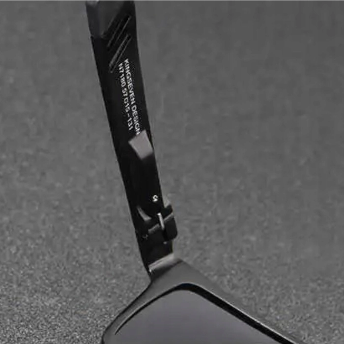 Okulary przeciwsłoneczne męskie Kingseven z polaryzacją UV400 + Etui (Czarne)