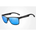 Okulary przeciwsłoneczne męskie Kingseven z polaryzacją UV400 + Etui (Niebieskie)