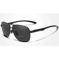 Okulary przeciwsłoneczne męskie Kingseven UV400 z polaryzacją + Etui (Czarne)