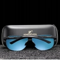 Okulary przeciwsłoneczne męskie Kingseven UV400 z polaryzacją + Etui (Czarne)