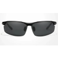 Okulary przeciwsłoneczne męskie sportowe Kingseven z polaryzacją + Etui (Czarne)