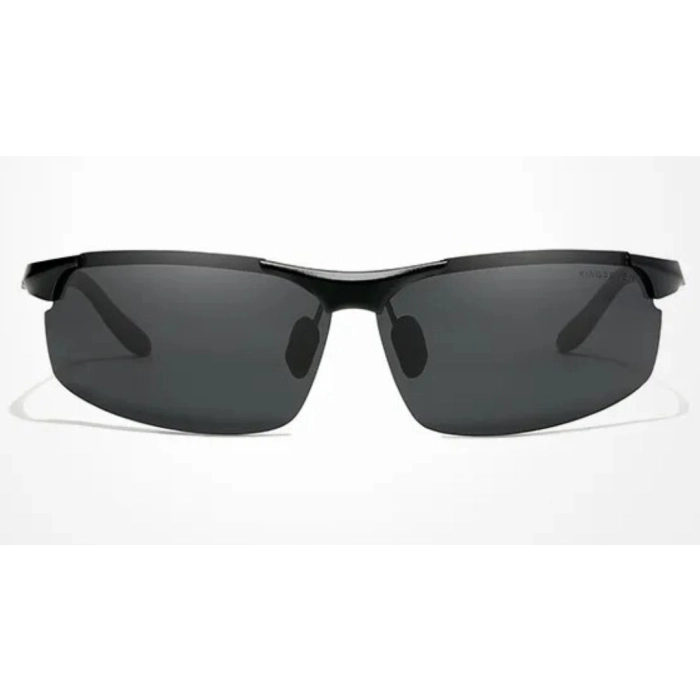 Okulary przeciwsłoneczne męskie sportowe Kingseven z polaryzacją + Etui (Czarne)