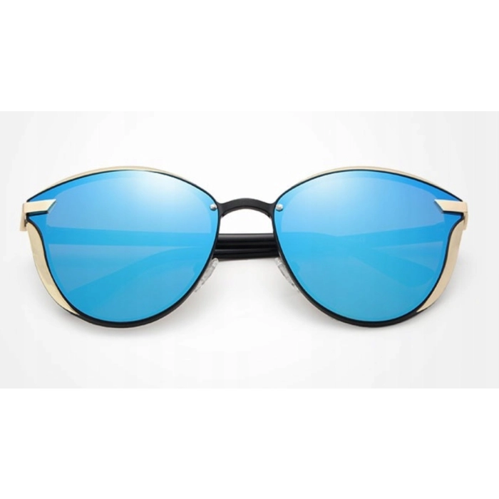 Okulary przeciwsłoneczne damskie kocie Kingseven z polaryzacją (Niebieskie)