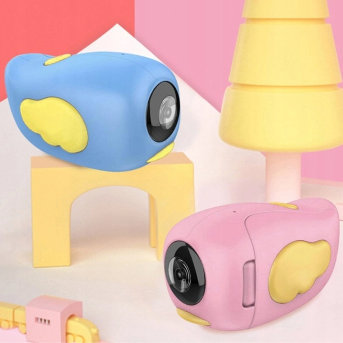 Aparat fotograficzny cyfrowy dla dzieci 40 mpx - Kamera + Karta 32 GB (Różowy)