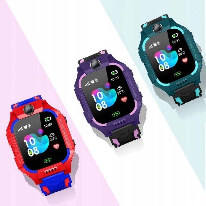 Smartwatch dla dzieci Z19 - zegarek dziecięcy z lokalizatorem LBS (Fioletowy)