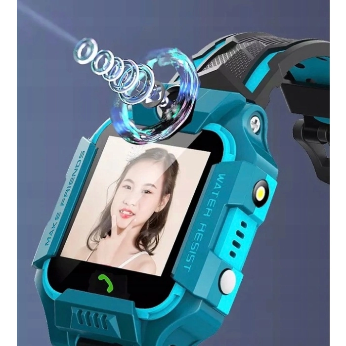 Smartwatch dla dzieci Z19 - zegarek dziecięcy z lokalizatorem LBS (Niebieski)