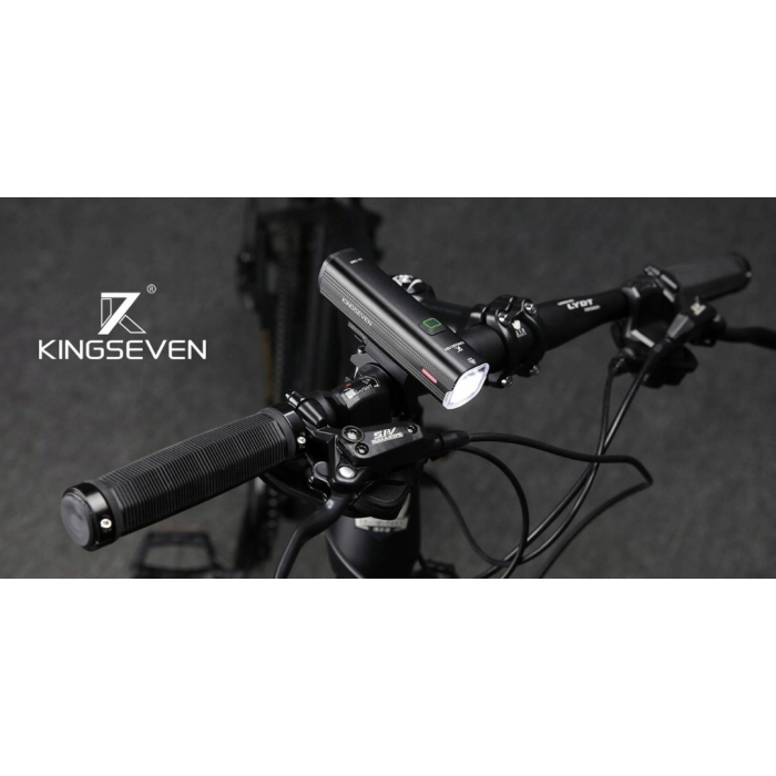 Lampka rowerowa przednia, mocna 1000 Lm 4800 mAh (5 trybów) + Lampka tylna