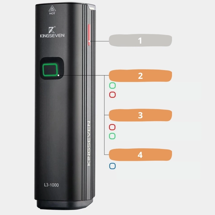 Lampka rowerowa przednia, mocna 1000 Lm 4800 mAh (5 trybów) + Lampka tylna