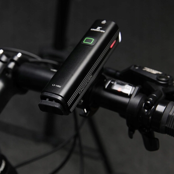 Lampka rowerowa przednia, mocna 1000 Lm 4800 mAh (5 trybów) + Lampka tylna