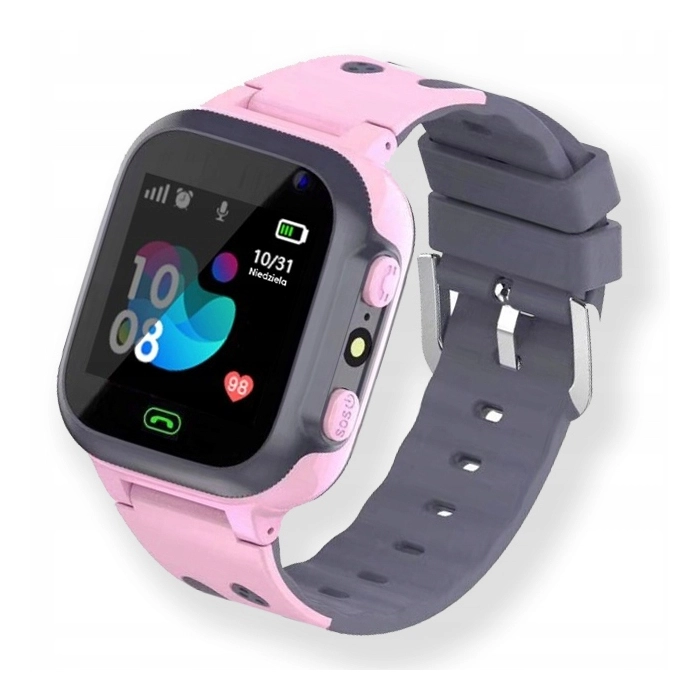 Smartwatch dla dzieci Z16 - zegarek dziecięcy z lokalizatorem LBS (Różowy)