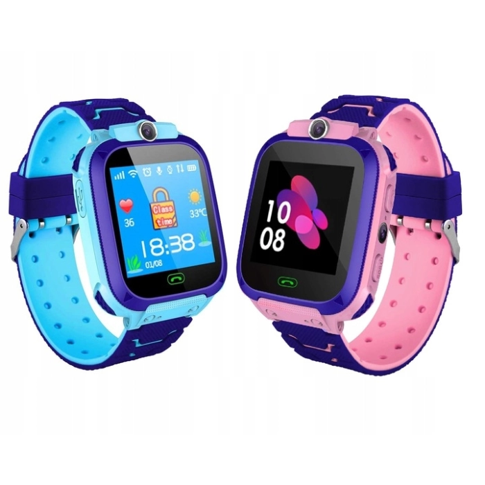 Smartwatch dla dzieci Z12 - zegarek dziecięcy z lokalizatorem LBS (Różowy)