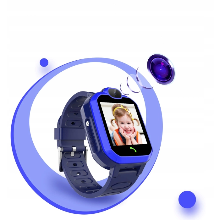Smartwatch dla dzieci Z1 - zegarek dziecięcy z lokalizatorem LBS (Różowy)