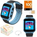 Smartwatch dla dzieci Z900 - zegarek dziecięcy z lokalizatorem GPS + Karta SIM (Niebieski)