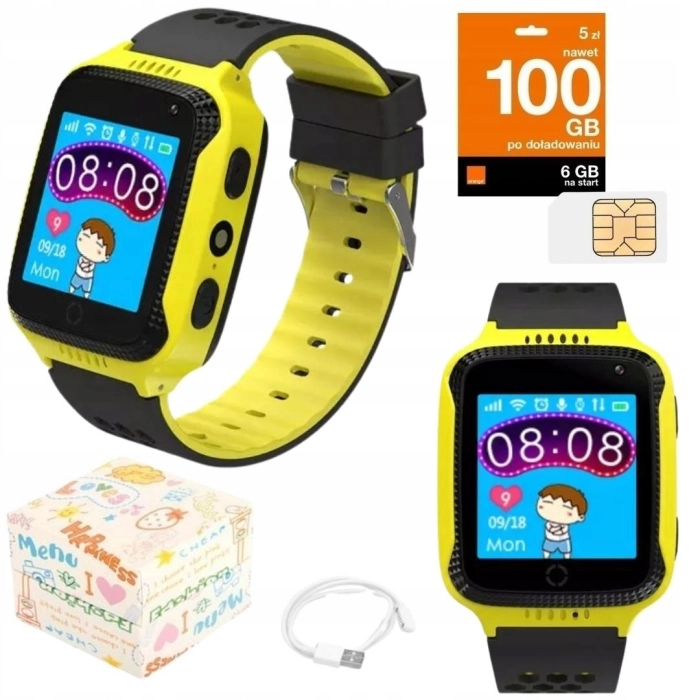 Smartwatch dla dzieci Z900 - zegarek dziecięcy z lokalizatorem GPS + Karta SIM (Niebieski)