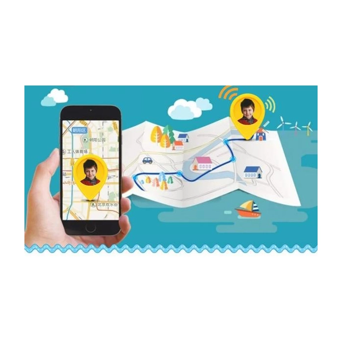 Smartwatch dla dzieci Z900 - zegarek dziecięcy z lokalizatorem GPS + Karta SIM (Niebieski)
