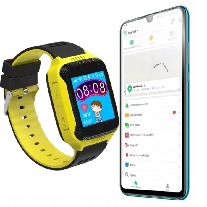 Smartwatch dla dzieci Z900 - zegarek dziecięcy z lokalizatorem GPS + Karta SIM (Różowy)
