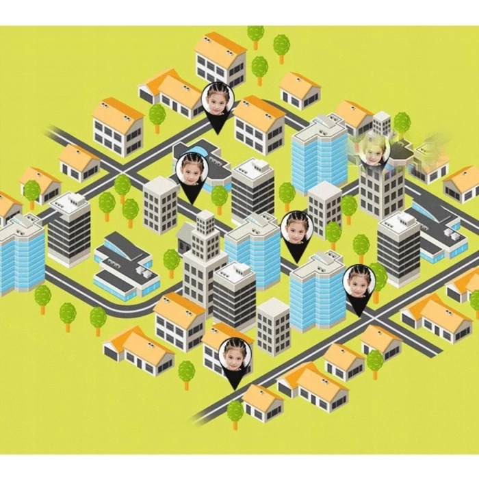 Smartwatch dla dzieci Z900 - zegarek dziecięcy z lokalizatorem GPS + Karta SIM (Różowy)