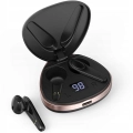 Słuchawki bezprzewodowe douszne z mikrofonem Z19 - sportowe gamingowe Bluetooth + Powerbank (Czarne)